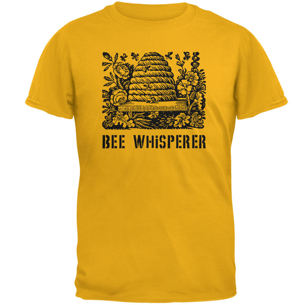 Gardening Beekeeper Bee Whisperer Mens T Shirt Men's T-Shirts global 2XL Gold