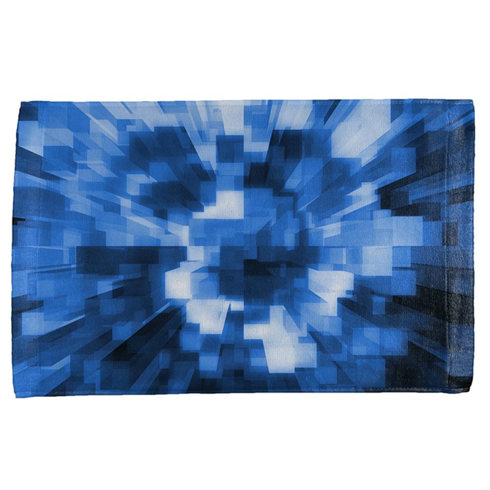 World Game Builder Water Blocks All Over Hand Towel Hand Towel Old Glory OS Multi