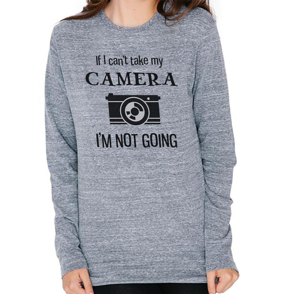If I Can't Take My Camera, I'm Not Going Mens Soft Long Sleeve T Shirt Men's Long Sleeves Old Glory 2XL Heather