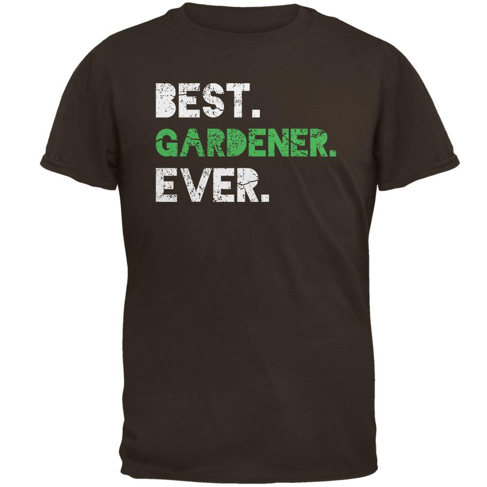 Gardening Best Gardener Ever Mens T Shirt Men's T-Shirts Old Glory 2XL Brown