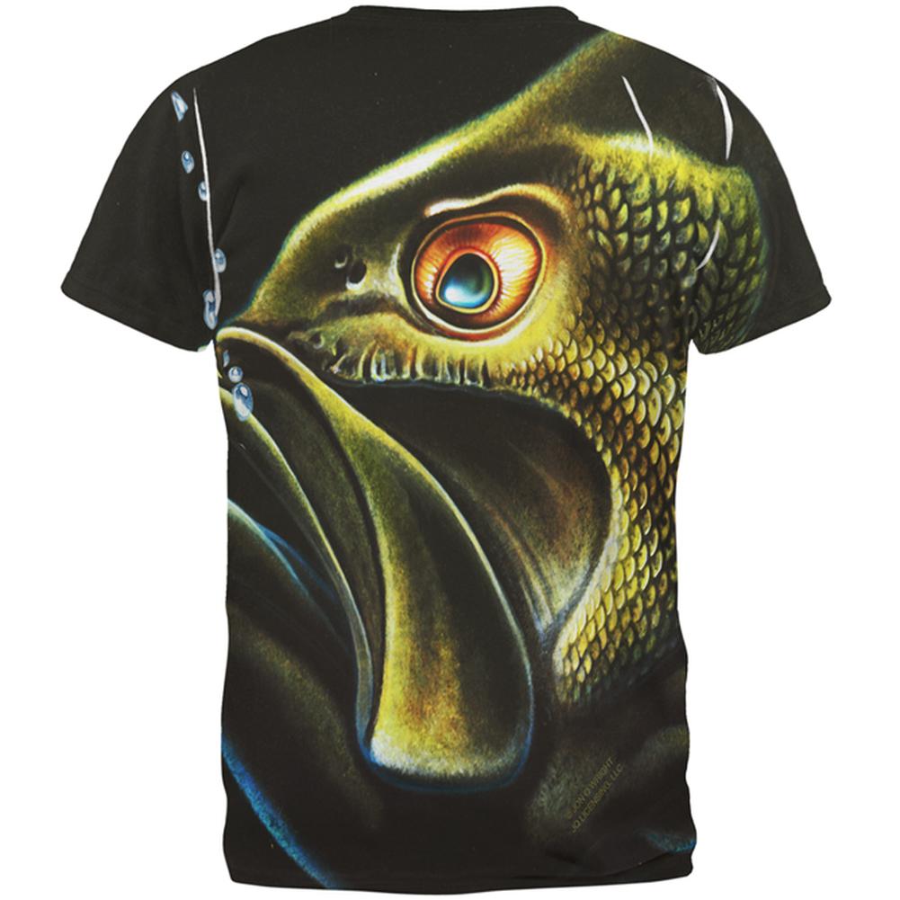Bass Master All Over Mens T Shirt Men's T-Shirts Old Glory
