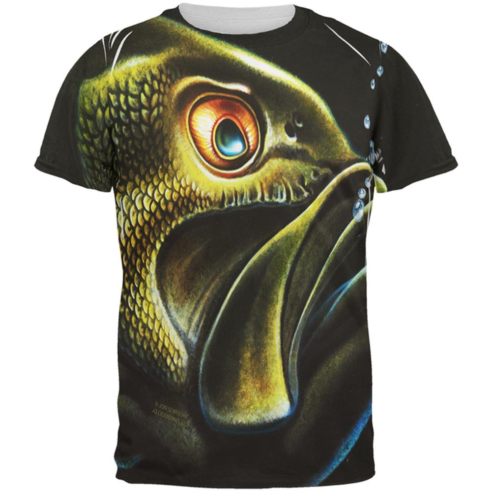 Bass Master All Over Mens T Shirt Men's T-Shirts Old Glory 2XL Multi