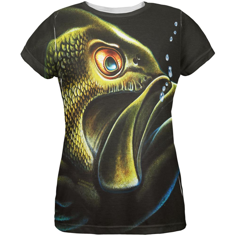 Bass Master All Over Womens T Shirt Women's T-Shirts Old Glory 2XL Multi