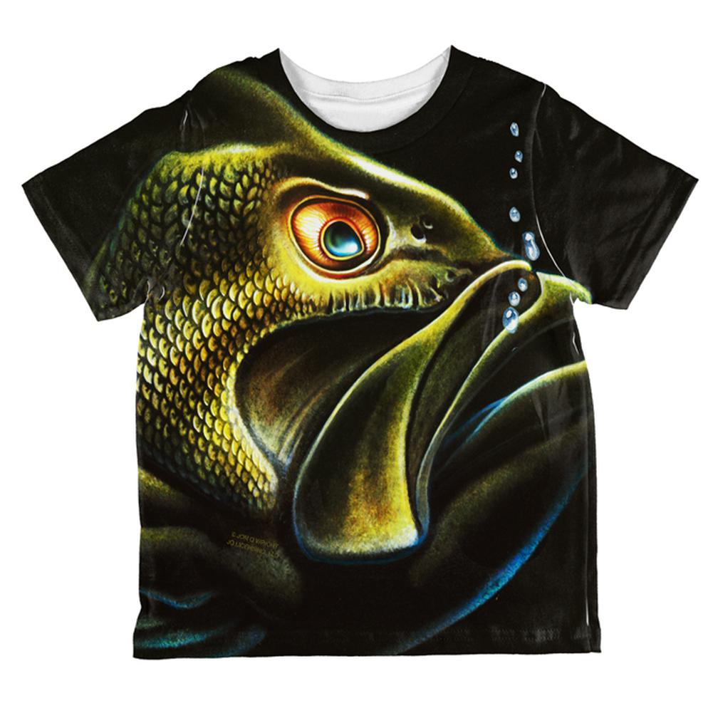 Bass Master All Over Toddler T Shirt Toddler T-Shirts Old Glory 2T Multi