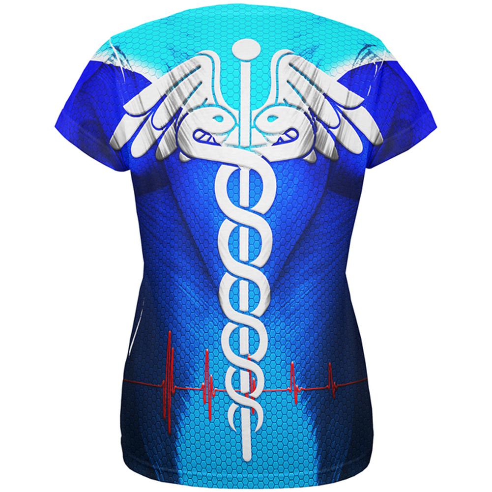 My Favorite Super Nurse All Over Womens T Shirt Women's T-Shirts Old Glory