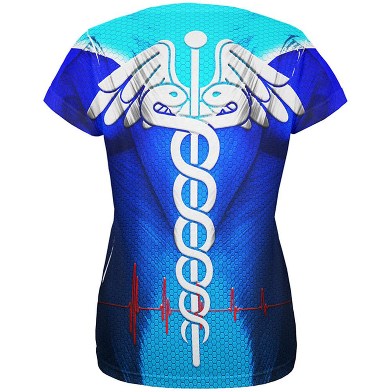 My Favorite Super Nurse All Over Womens T Shirt Women's T-Shirts Old Glory