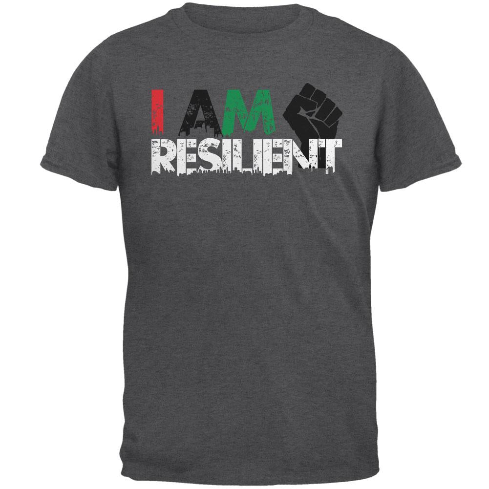 Black History Month Pride I Am Resilient Mens T Shirt Men's T-Shirts Old Glory 2XL Dark Heather