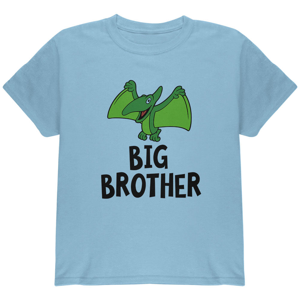Big Brother Dino Dinosaur Pterodactyl Youth T Shirt Youth T-Shirts Old Glory YLG Blue