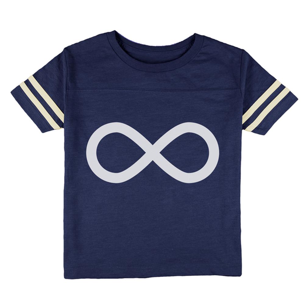Metis Flag of Canada Toddler Football T Shirt Toddler T-Shirts Old Glory 2T Heather Royal