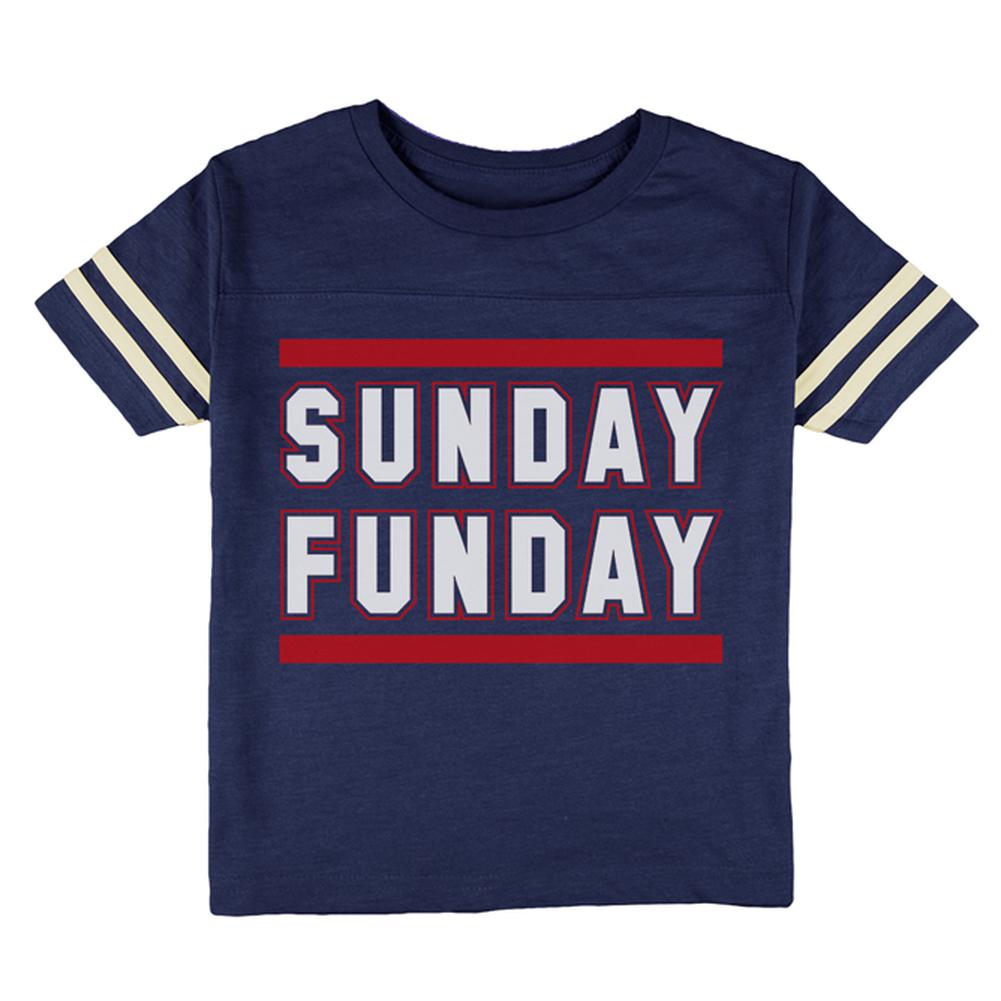 Sunday Funday Houston Toddler Football T Shirt Toddler T-Shirts Old Glory 2T Heather Royal