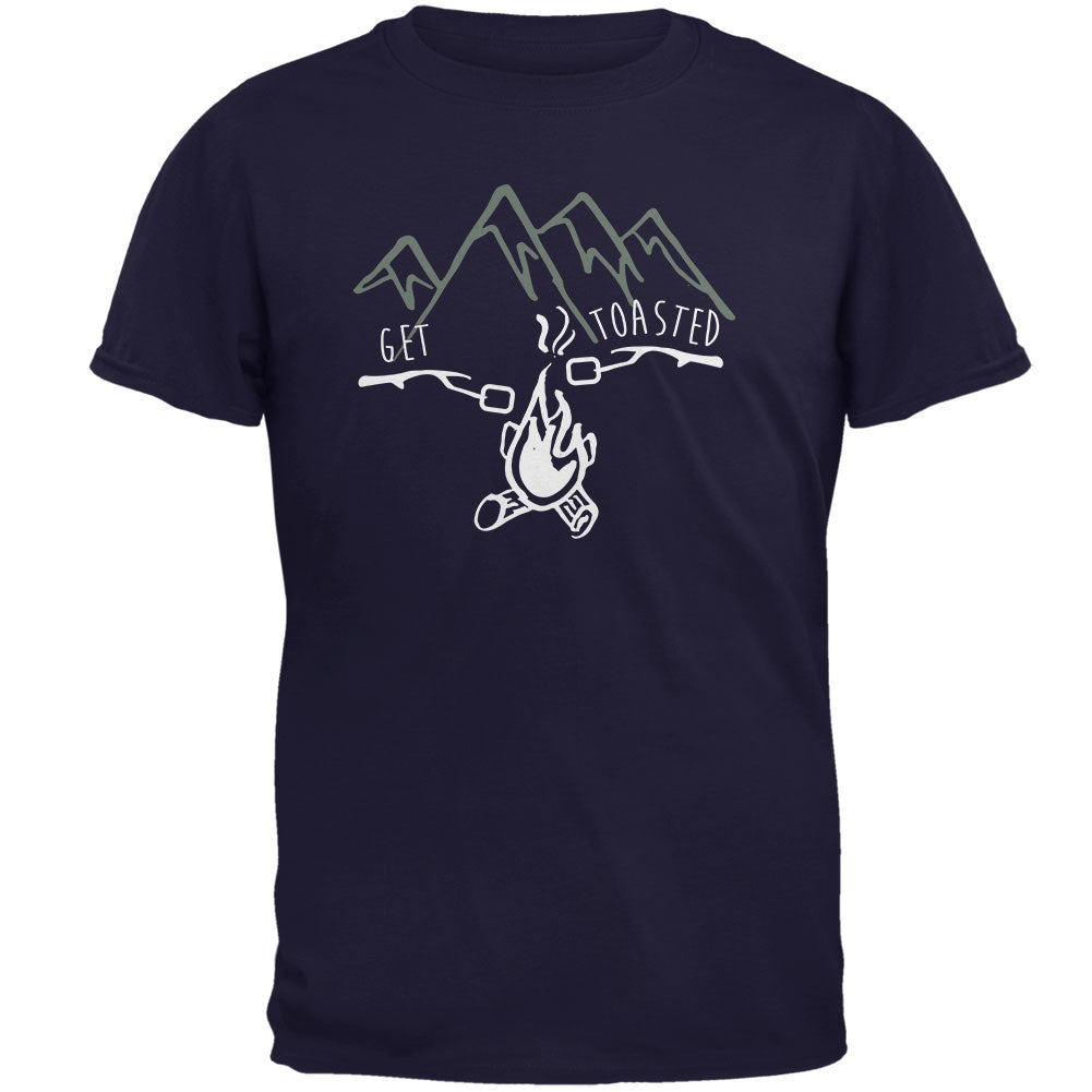 Camping Nature Get Toasted Smores Mens T Shirt Men's T-Shirts Old Glory 2XL Navy