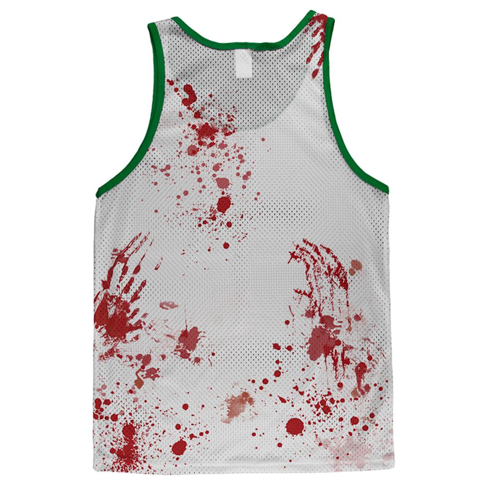 Halloween Blood Splatter Adult Mesh Jersey Men's Tank Tops Old Glory