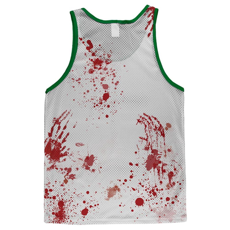 Halloween Blood Splatter Adult Mesh Jersey Men's Tank Tops Old Glory