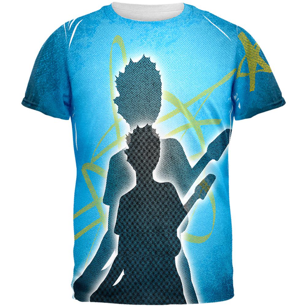 Next Guitar Rock Idol All Over Mens T Shirt Men's T-Shirts Old Glory 2XL Multi