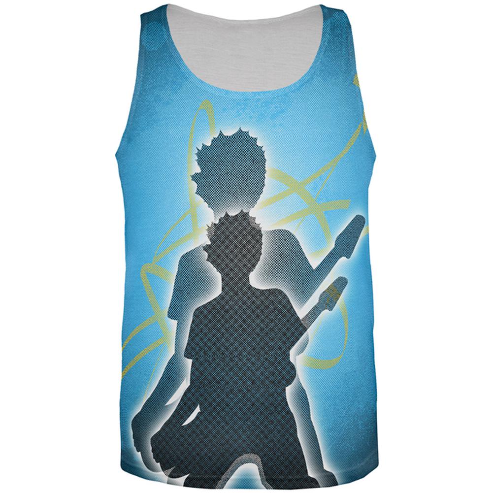 Next Guitar Rock Idol All Over Mens Tank Top Men's Tank Tops Old Glory 2XL Multi