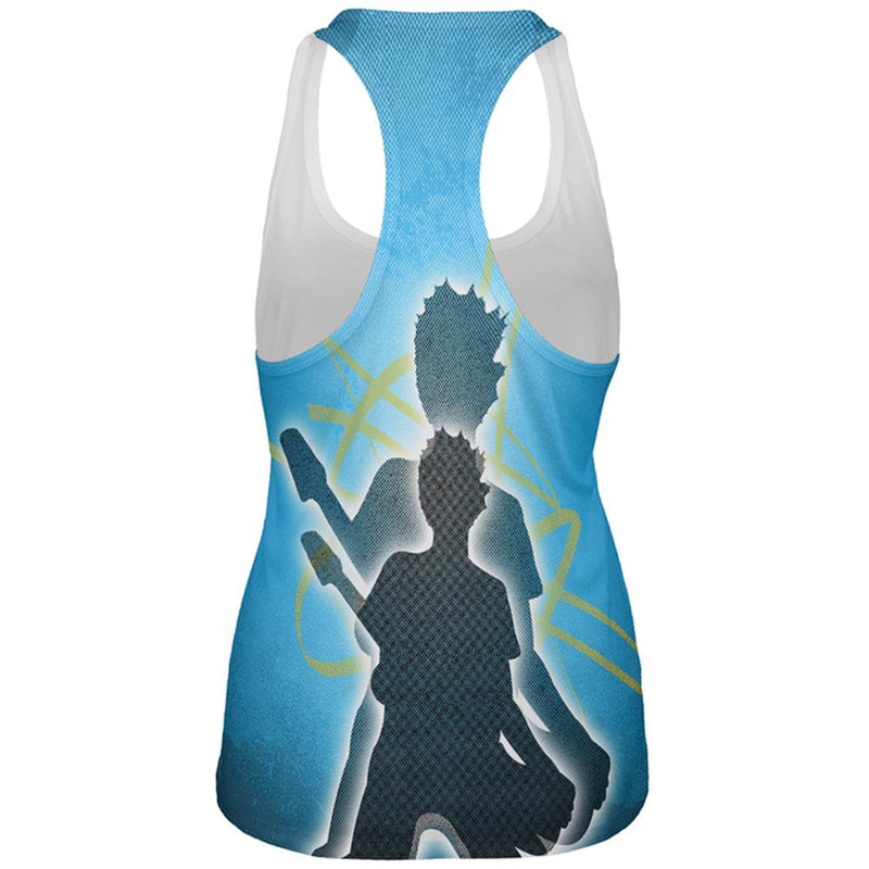 Next Guitar Rock Idol All Over Womens Work Out Tank Top Women's Tank Tops Old Glory