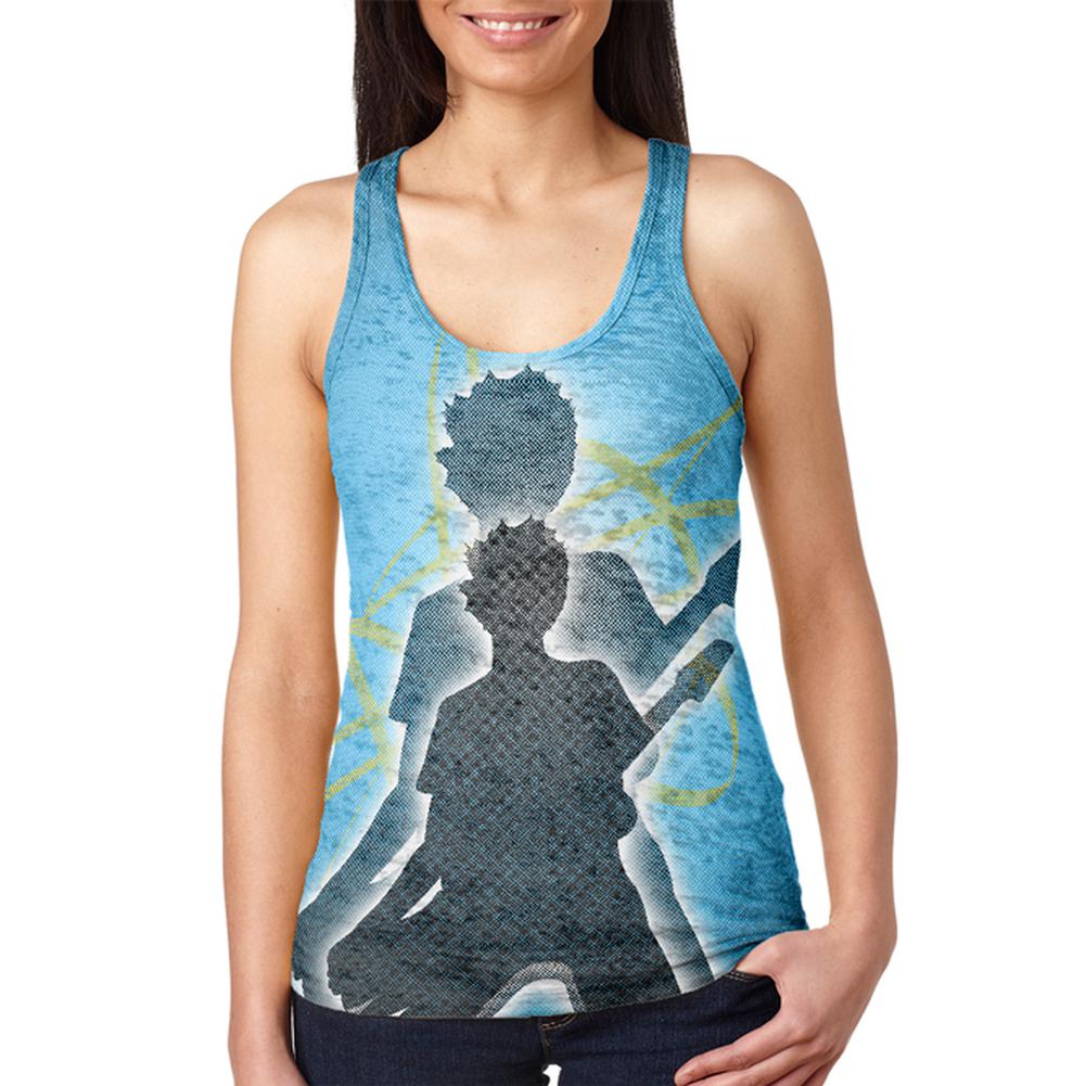 Next Guitar Rock Idol Juniors Burnout Racerback Tank Top Juniors Tank Tops Old Glory 2XL Multi