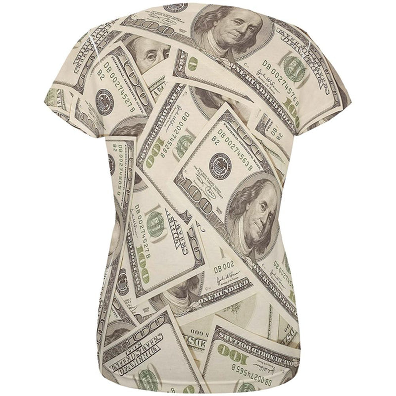 Cash Money All Over Womens T Shirt Women's T-Shirts Old Glory