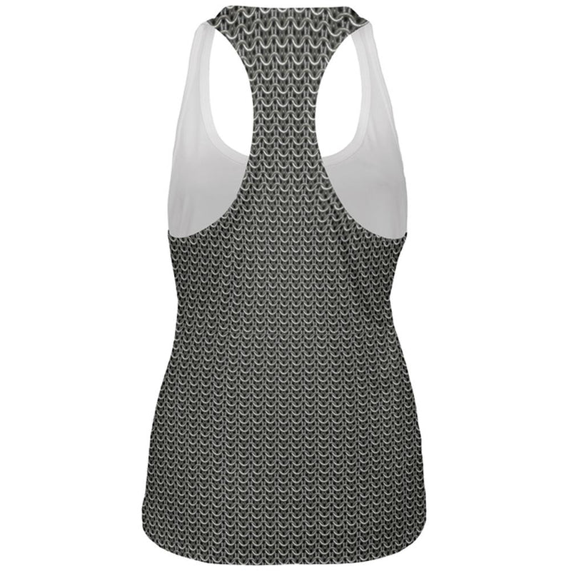Halloween Chainmail Costume All Over Womens Work Out Tank Top Women's Tank Tops Old Glory