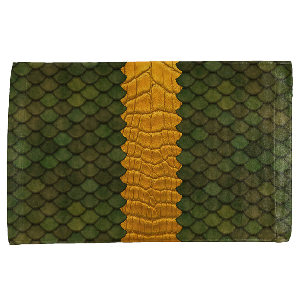 Halloween Green Dragon All Over Hand Towel Hand Towel Old Glory OS Multi