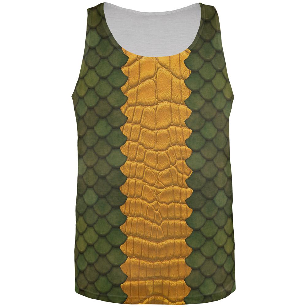 Halloween Green Dragon Costume All Over Mens Tank Top Men's Tank Tops Old Glory 2XL Multi