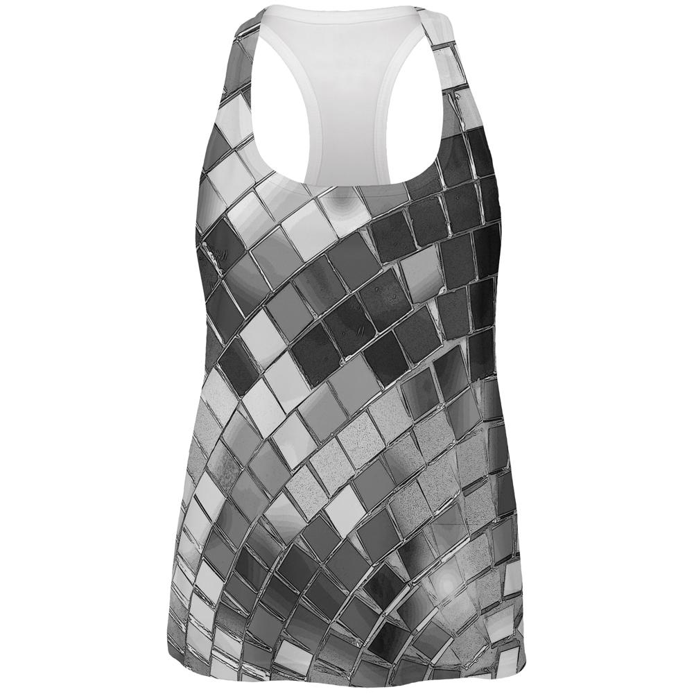 Non-Metallic Disco Ball All Over Womens Work Out Tank Top Women's Tank Tops Old Glory 2XL Multi