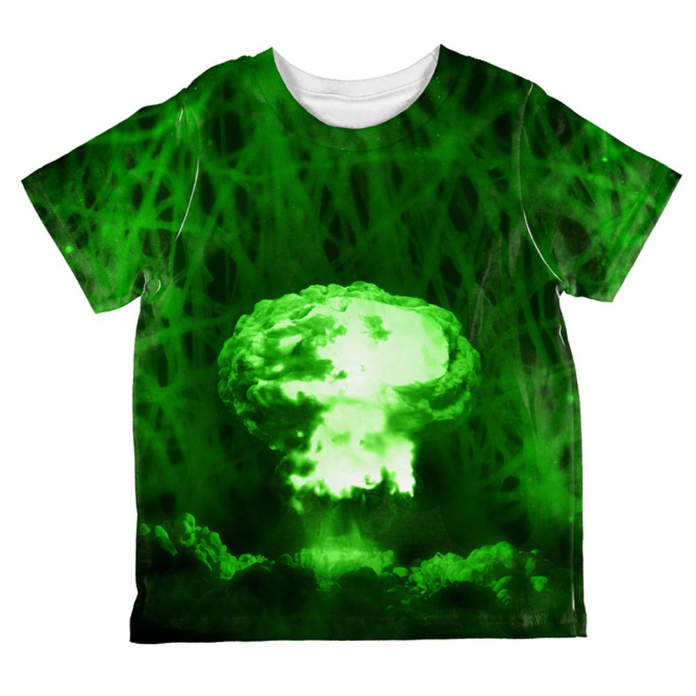 Gamma Radiation Atomic Explosion All Over Toddler T Shirt Toddler T-Shirts Old Glory 2T Multi