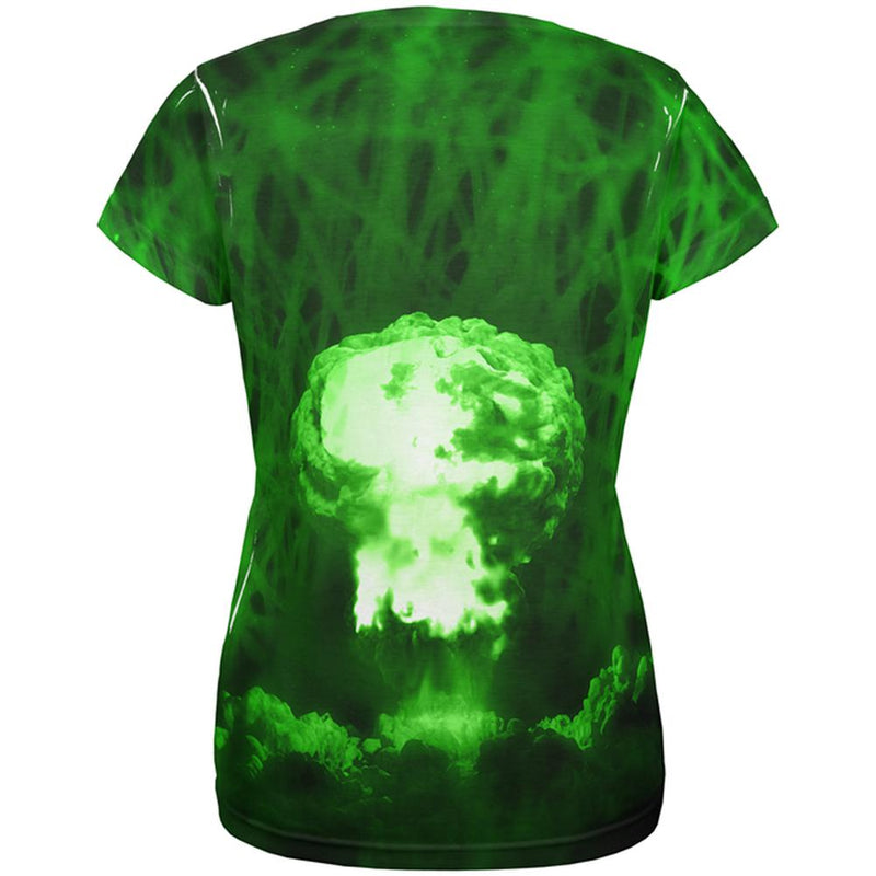 Gamma Radiation Atomic Explosion All Over Womens T Shirt Women's T-Shirts Old Glory