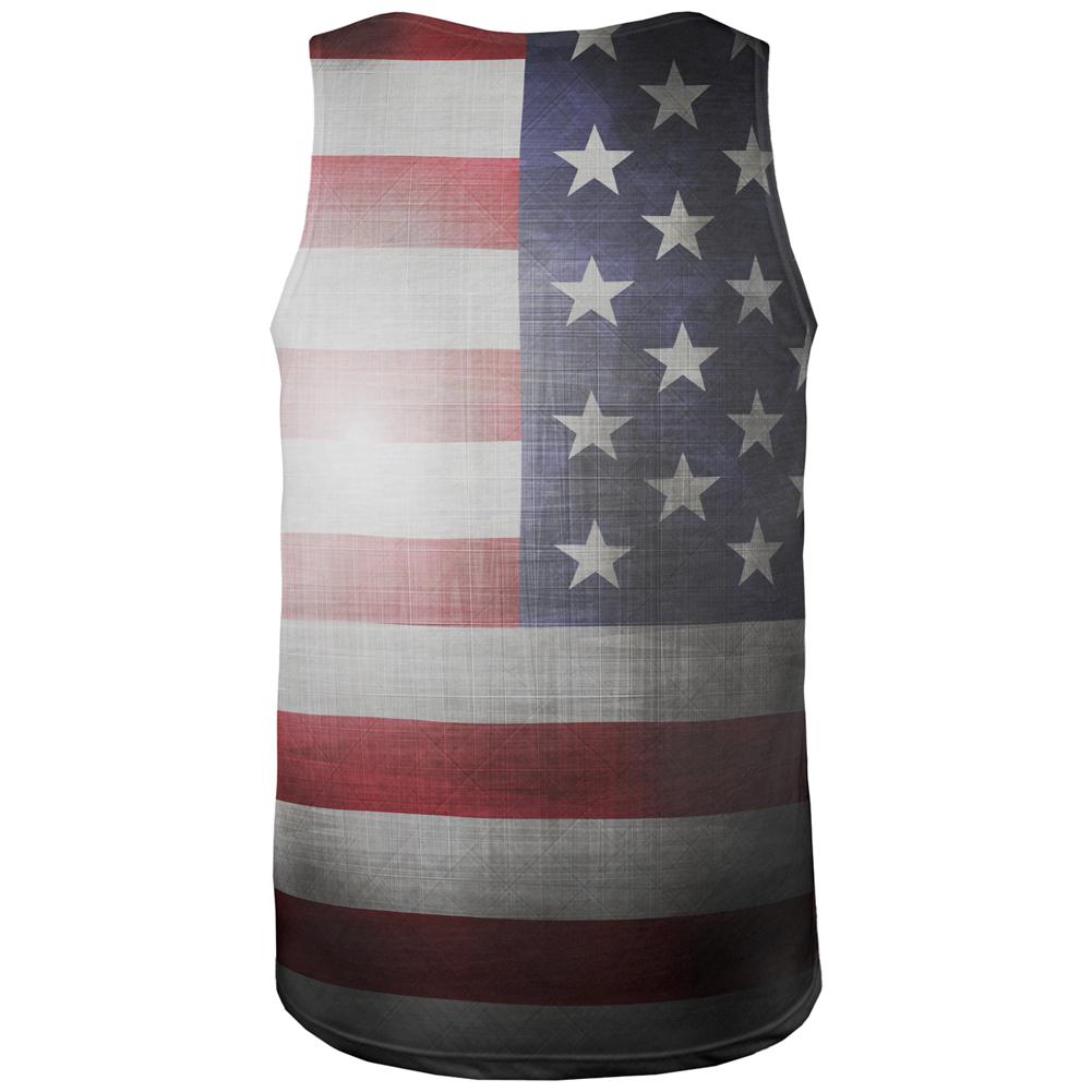 4th of July Let Lady Liberty Light the Way All Over Mens Tank Top Men's Tank Tops Old Glory