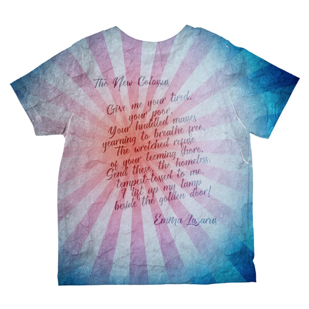 4th of July Spirit Of Liberty Statue All Over Toddler T Shirt Toddler T-Shirts Old Glory
