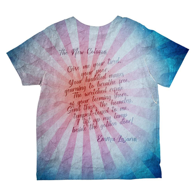 4th of July Spirit Of Liberty Statue All Over Toddler T Shirt Toddler T-Shirts Old Glory