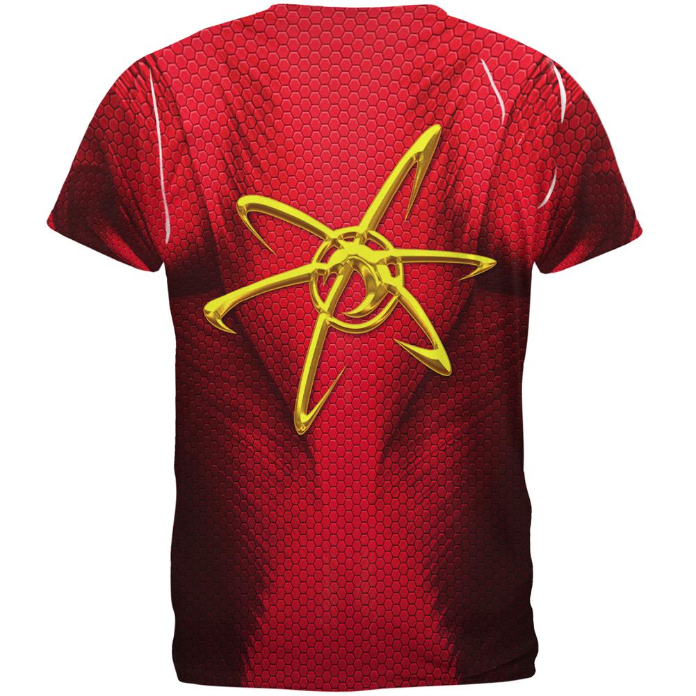Superhero Boy Genius Cosplay Costume All Over Mens T Shirt Men's T-Shirts Old Glory