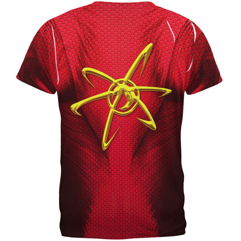 Superhero Boy Genius Cosplay Costume All Over Mens T Shirt Men's T-Shirts Old Glory