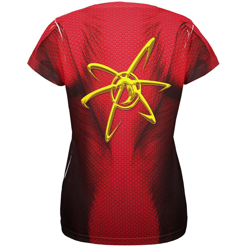 Superhero Boy Genius Cosplay Costume All Over Womens T Shirt Women's T-Shirts Old Glory