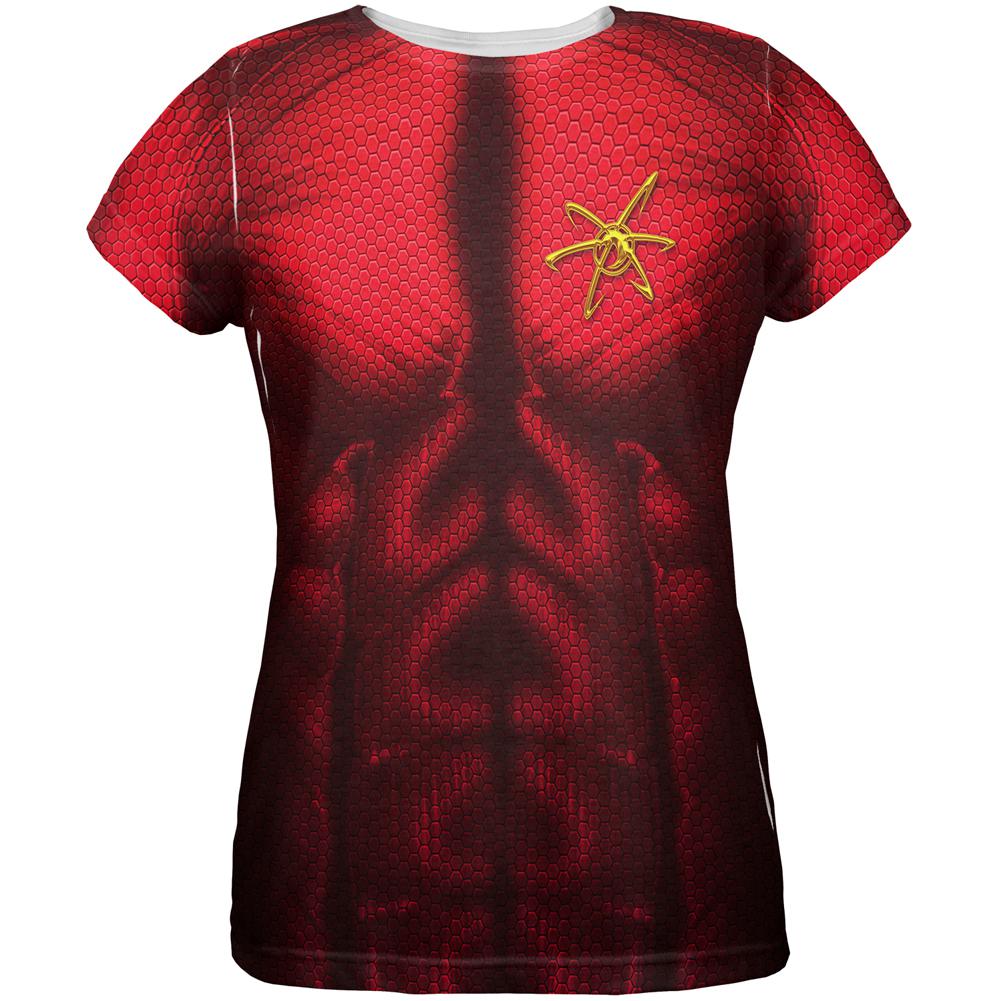 Superhero Boy Genius Cosplay Costume All Over Womens T Shirt Women's T-Shirts Old Glory 2XL Multi