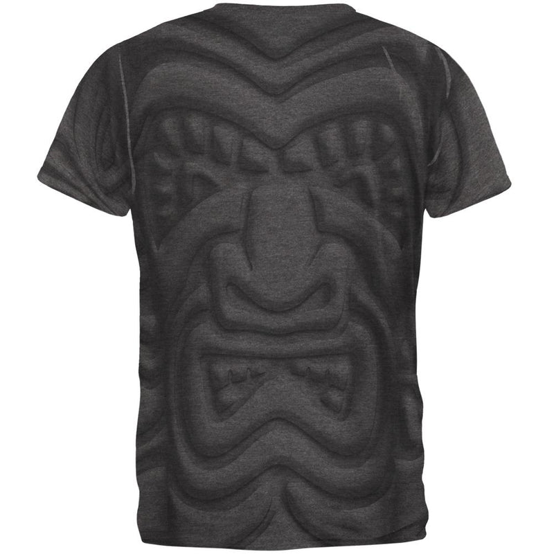 Tiki God Black Face Luau Men's Soft T-Shirt Men's T-Shirts Old Glory