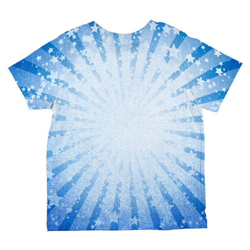 Natural Born Griller Blue All Over Toddler T Shirt Toddler T-Shirts Old Glory