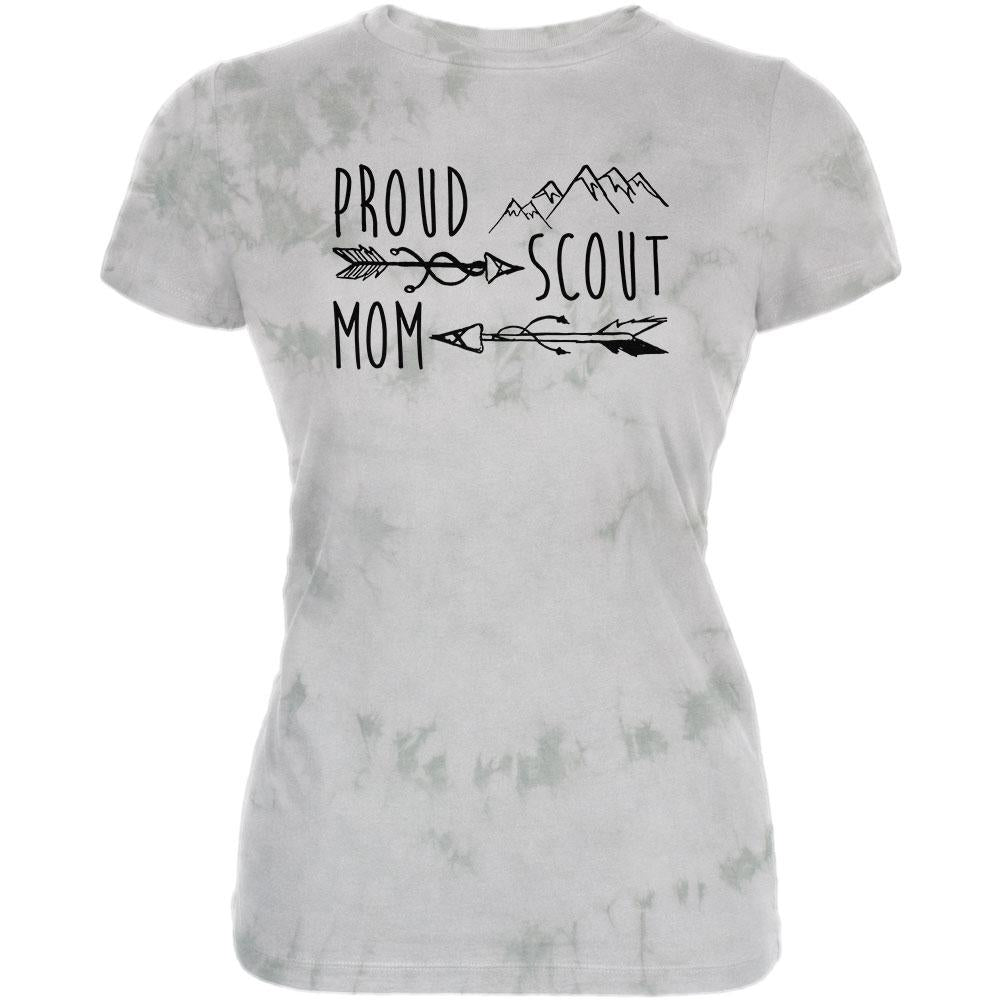 Proud Mom Scout Juniors Soft T Shirt Juniors T-Shirts Old Glory 2XL Soft Green Triblend