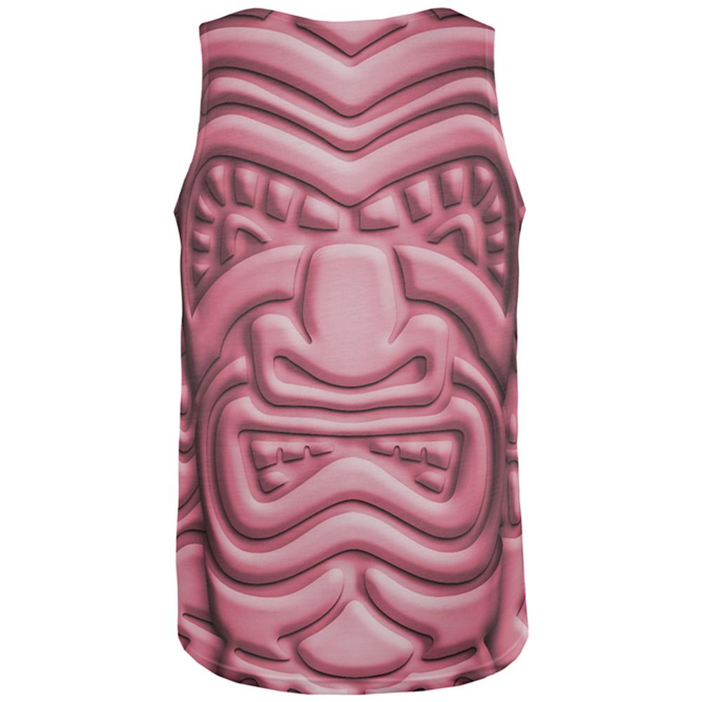 Tiki God Pink Face Luau All Over Mens Tank Top Men's Tank Tops Old Glory