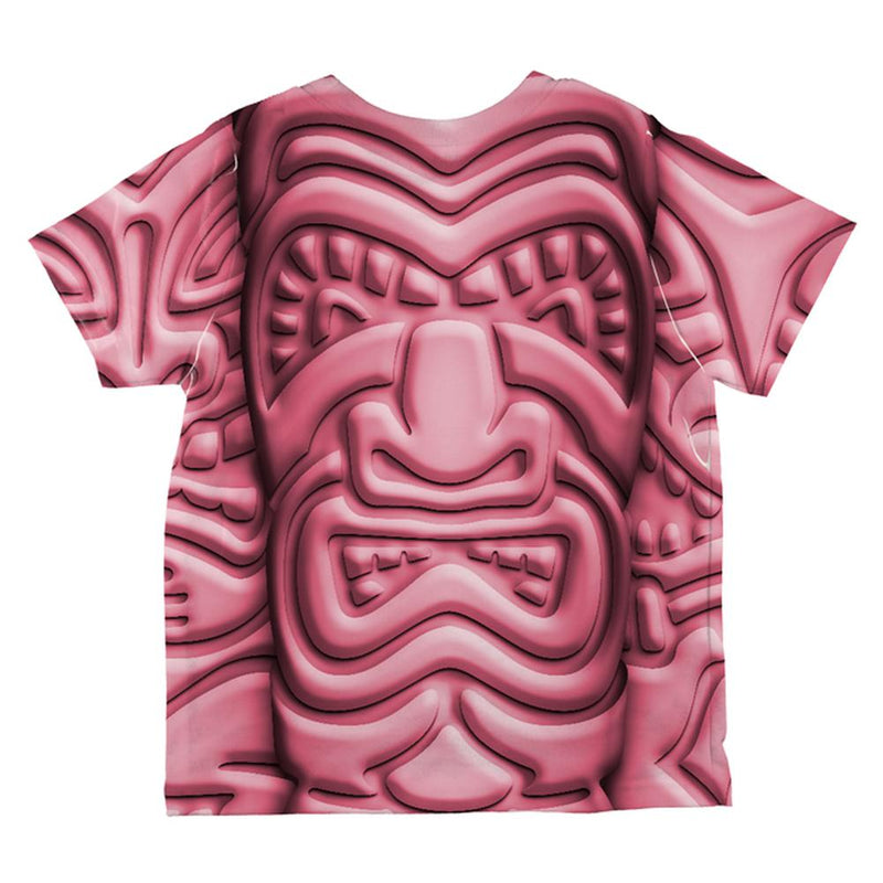 Tiki God Pink Face Luau All Over Toddler T Shirt Toddler T-Shirts Old Glory