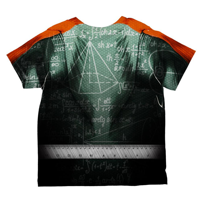 Halloween Math Geek Scientist Superhero Costume All Over Toddler T Shirt Toddler T-Shirts Old Glory