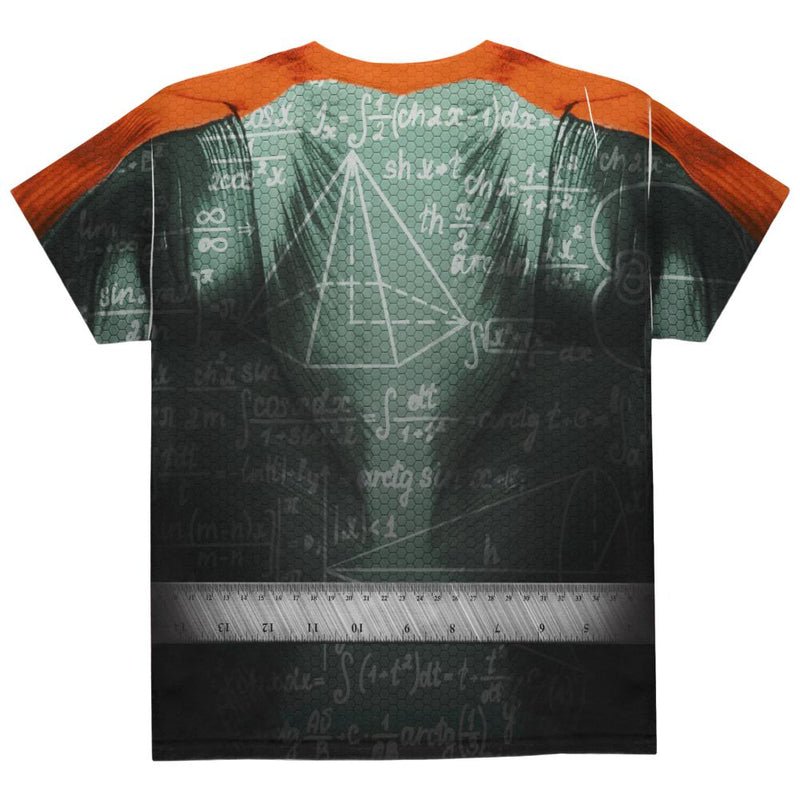 Halloween Math Geek Scientist Superhero Costume All Over Youth T Shirt Youth T-Shirts Old Glory