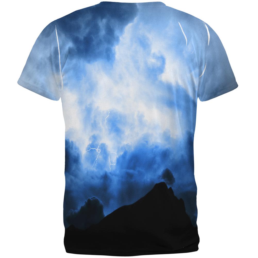 Warrior's Fate I Am The Storm All Over Mens T Shirt Men's T-Shirts Old Glory