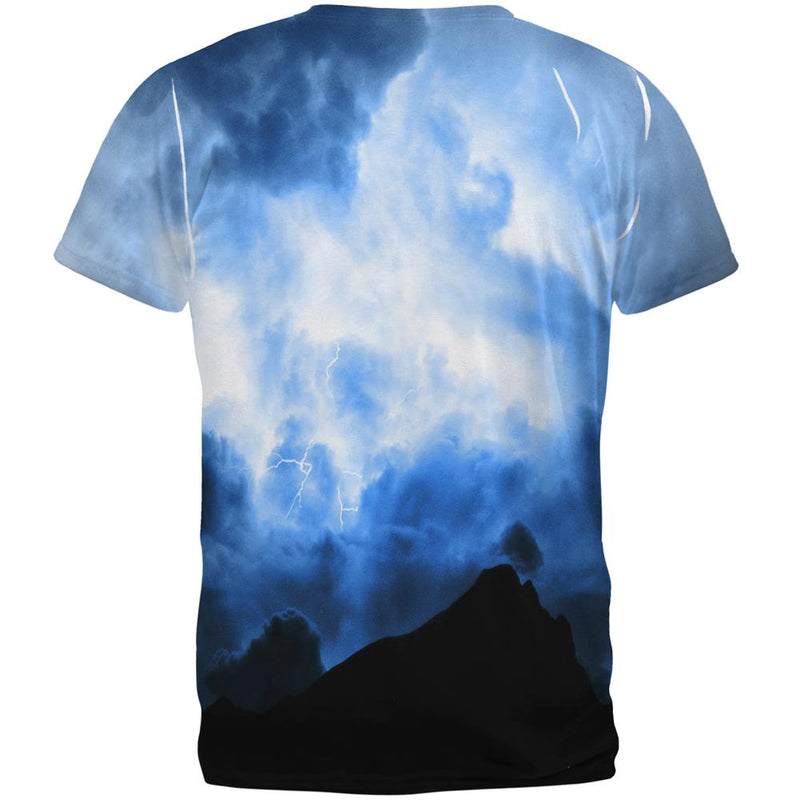 Warrior's Fate I Am The Storm All Over Mens T Shirt Men's T-Shirts Old Glory