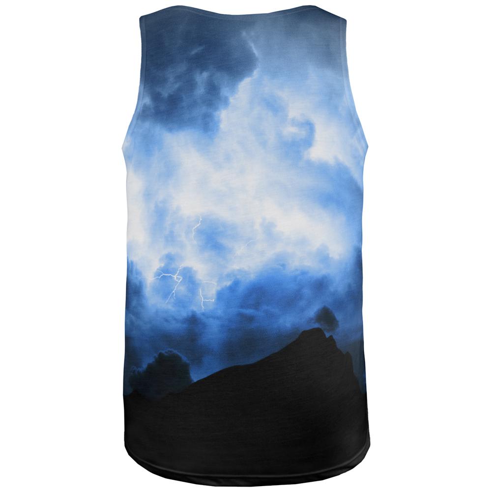 Warrior's Fate I Am The Storm All Over Mens Tank Top Men's Tank Tops Old Glory