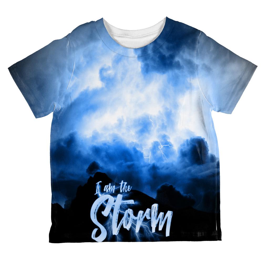 Warrior's Fate I Am The Storm All Over Toddler T Shirt Toddler T-Shirts Old Glory 2T Multi