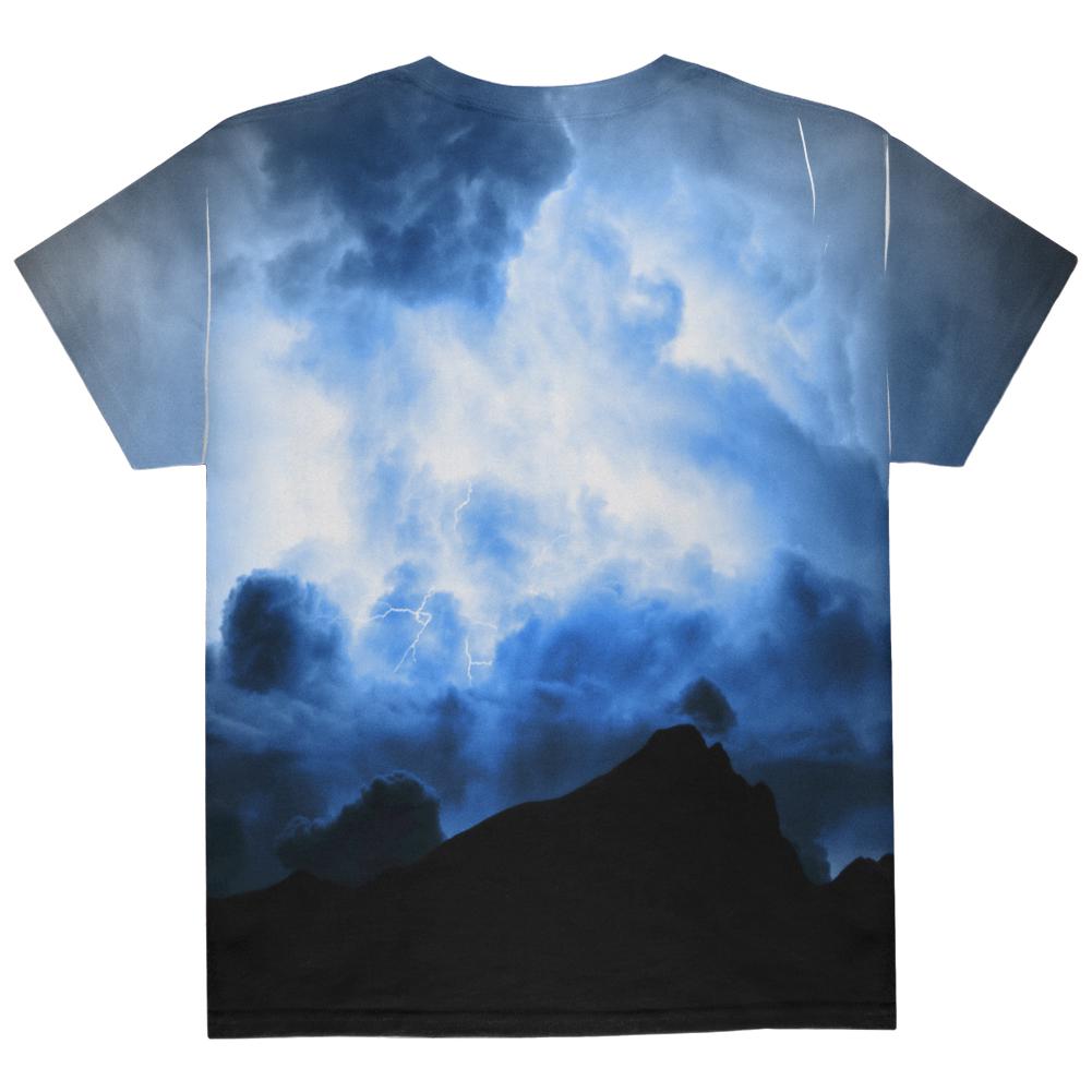 Warrior's Fate I Am The Storm All Over Youth T Shirt Youth T-Shirts Old Glory