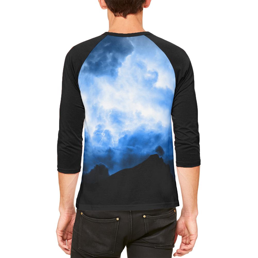 Warrior's Fate I Am The Storm Mens Raglan T Shirt Men's T-Shirts Old Glory