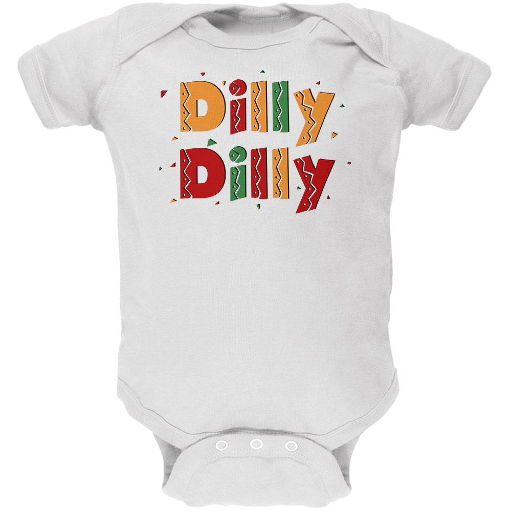 Cinco De Mayo Dilly Dilly Fiesta Mexican Party Soft Baby One Piece Baby One Piece Old Glory 0-3M White