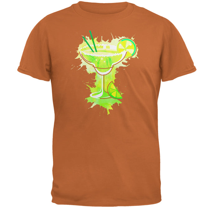 Cinco De Mayo Margarita Splash Mens T Shirt Men's T-Shirts Old Glory 2XL Texas Orange